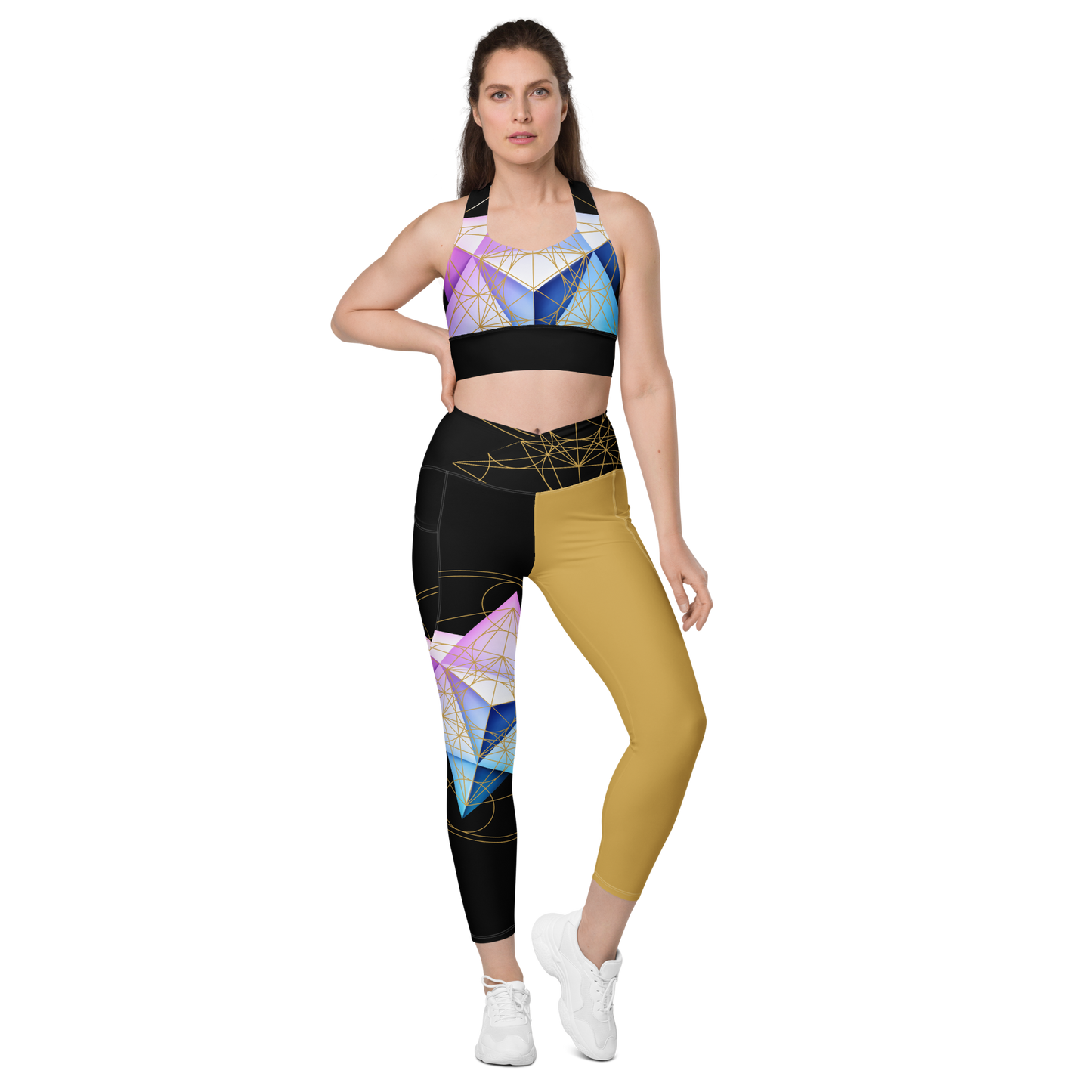 Cosmic Balance Leggings with Pockets