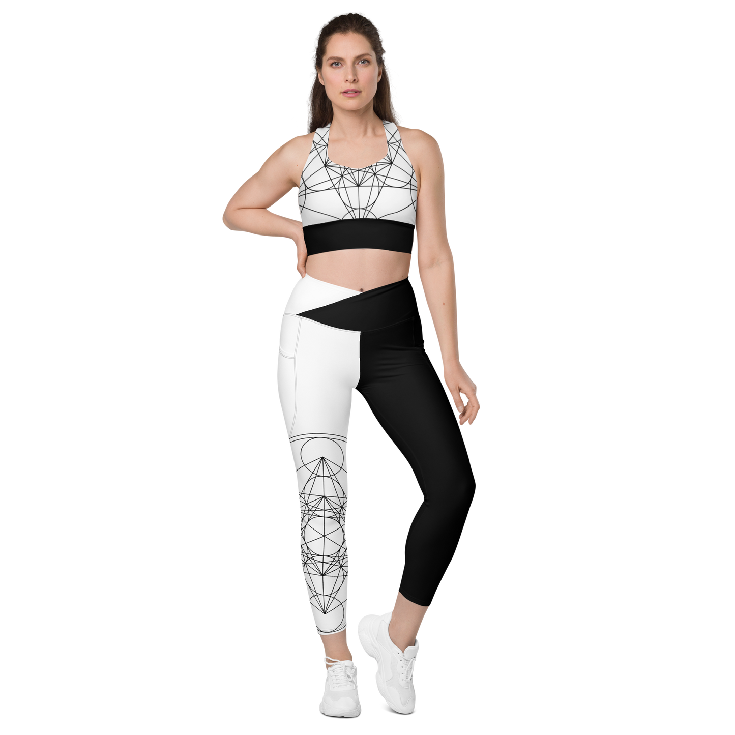 Metatron's Cube Leggings with Pockets