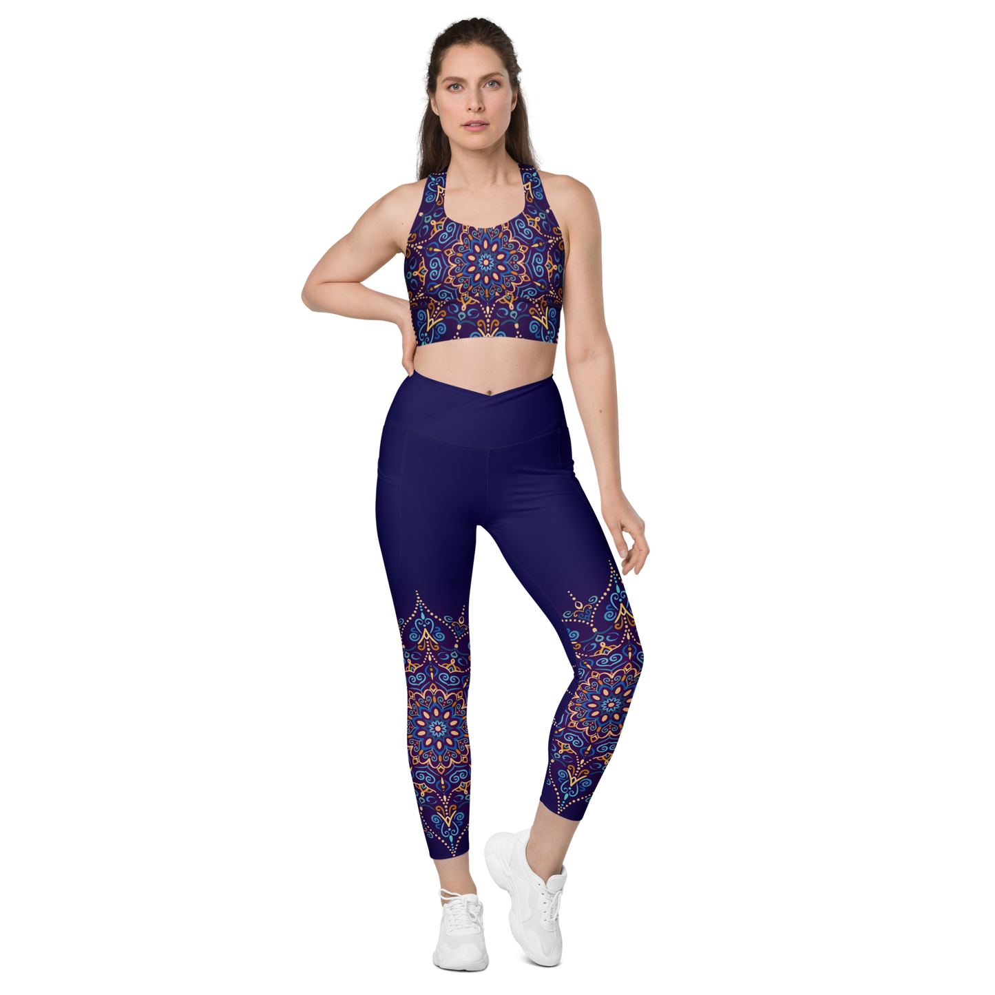 Nocturnal Mandala Leggings with Pockets
