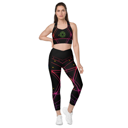 Cosmic Chakra Flow Leggings with Pockets