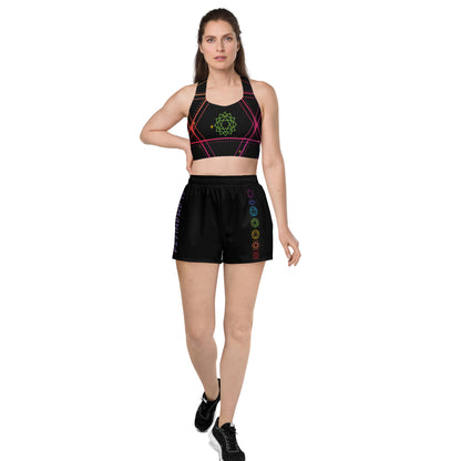 Cosmic Chakra Flow Unisex Athletic Shorts