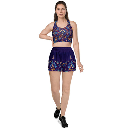 Nocturnal Mandala Unisex Athletic Shorts