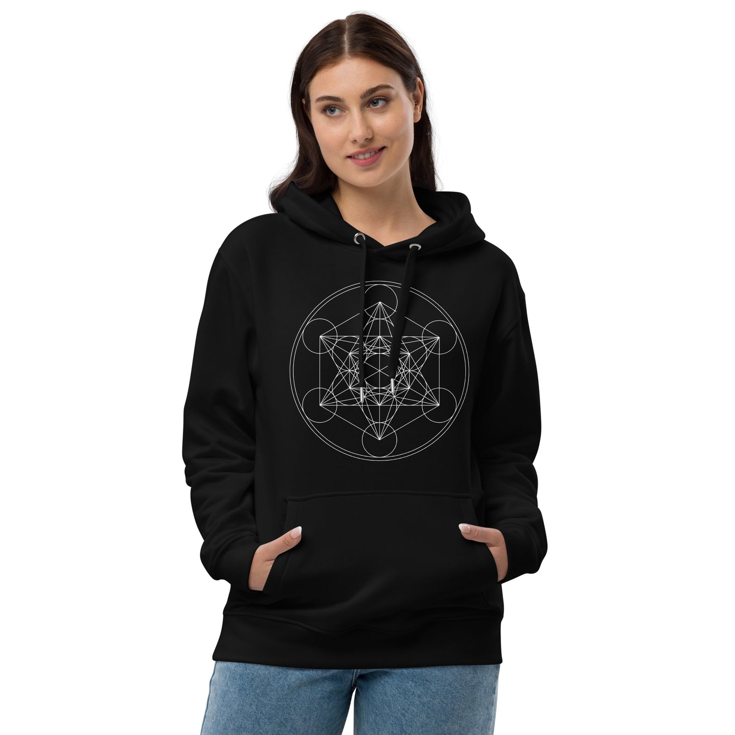 Metatron's Cube Premium Eco Hoodie