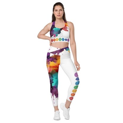 Splash Chakras Sports Bra